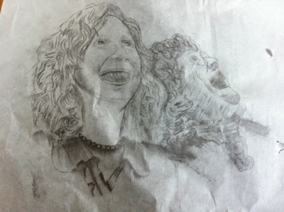 The Two Laughs sketch still life