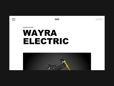 Wayra design minimalism typography ui ux web