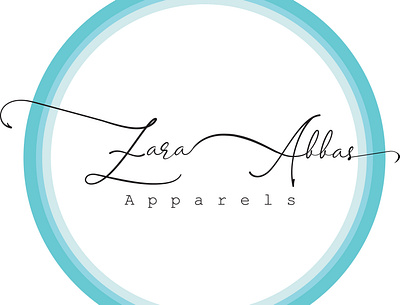 Zara Abbas apparels branding design drawing illustration logo