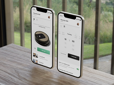 Cleaning app render app design ui user experience userinterface ux