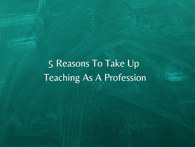 Teaching As A Profession digital education online teachers teaching