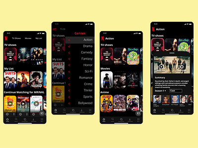 Netflix App Redesign