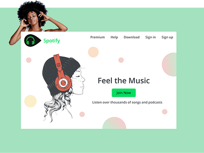 Spotify Landing Page