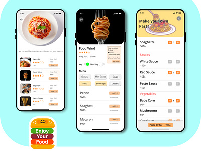 Food Ordering App @2x @daily ui @dailyui @design @ui app branding design icon illustration logo typography ui ux vector