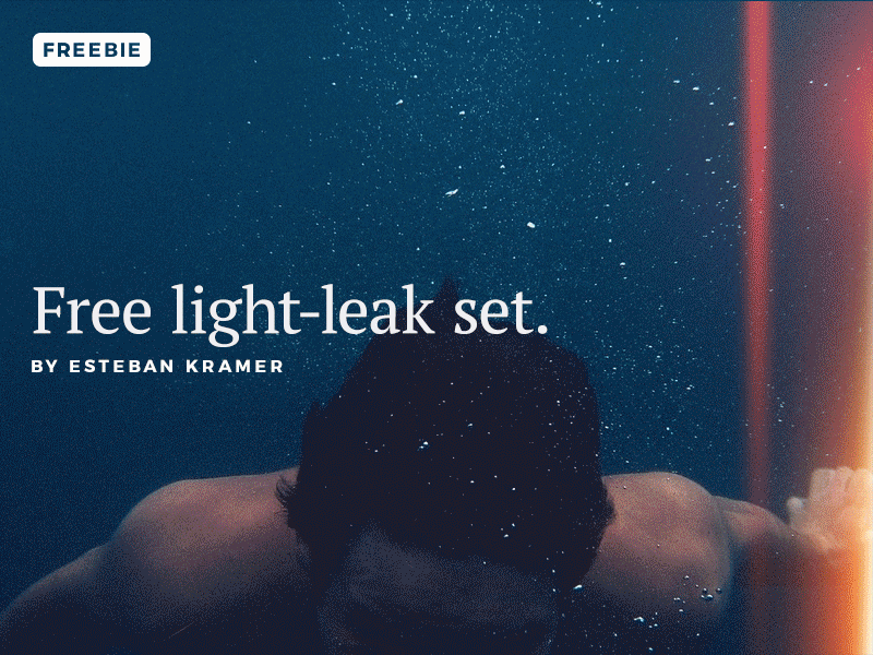 16 Light-Leak Set Freebie