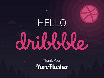 Hello Dribbble : My First Shot