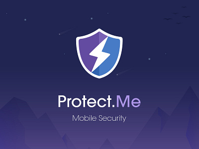 Mobile Security Logo design logo minimal mobile pandya pixel purple security ui ux
