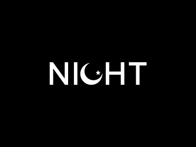 Logo Concept - Night concept design idea logo night pandya pixel ui ux