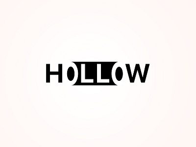 Logo Concept - Hollow concept design hollow idea logo pandya pixel ui ux