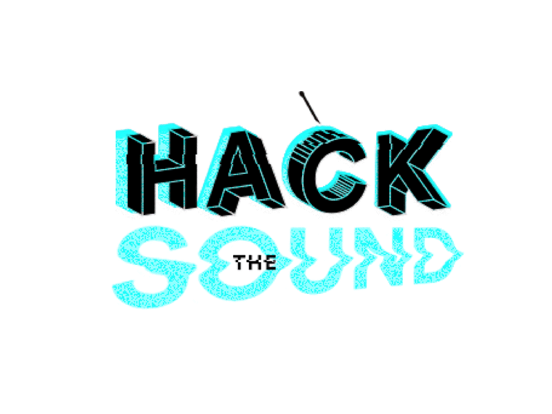 Hack The Sound animation gif logo photoshop sound soundwaves