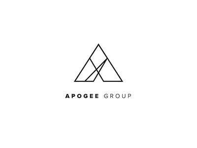 Logo Mockup Apogee Group Black