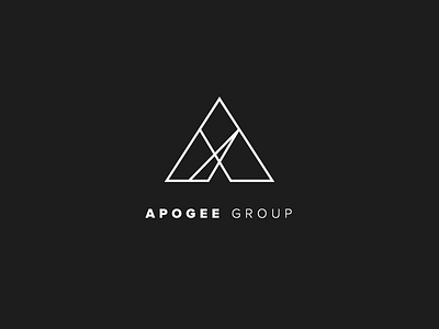 Logo Mockup Apogee Group Reversed