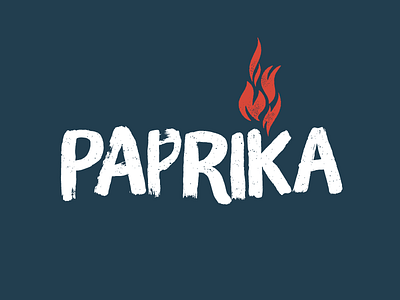 Paprika logo flames logo paprika restaurant