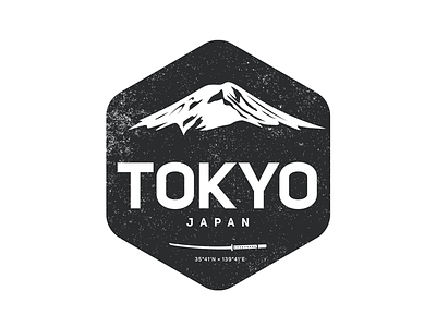 Tokyo Badge badge coordinates fuji sword tokyo