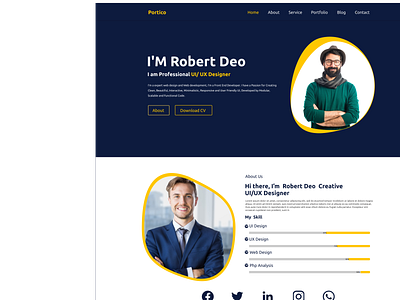 Portfolio Template Design