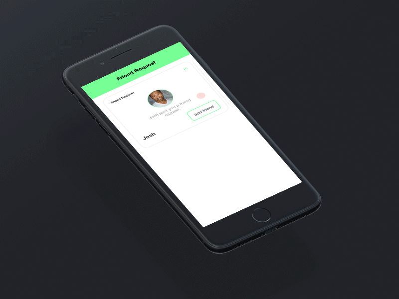 Friend Requests by Sercan Yavasoglu on Dribbble
