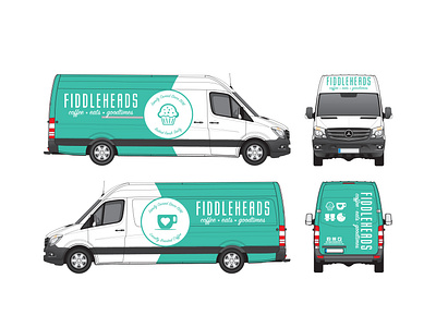 Fiddleheads Coffee Van Graphic