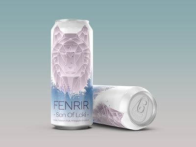 Fenrir | Son Of Loki Can Design design graphic design packaging packaging design