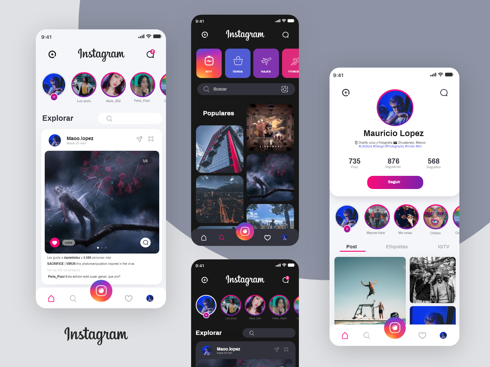 instagram layout update