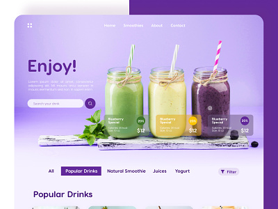 Drinks Concept Website