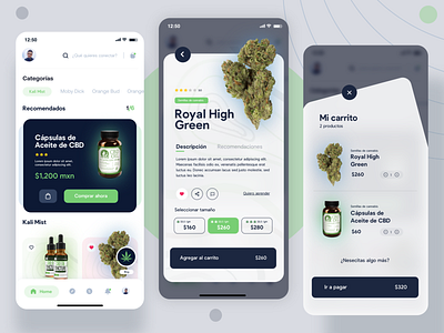 Cannabis shop adobexd cannabis cbd concept design delivery design app dribbble ecommerce inspiration shop store uidesign uxdesign weed