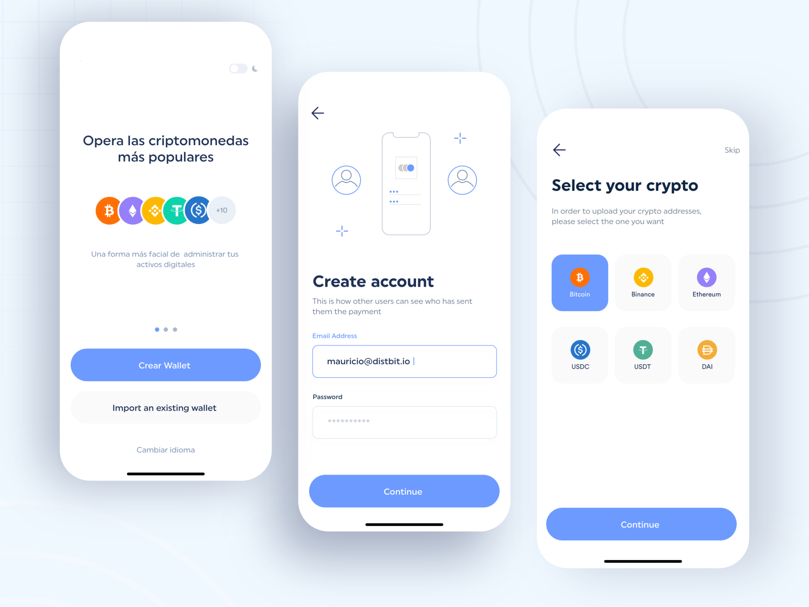 Crypto Wallet - Onboarding by Mao Lop on Dribbble