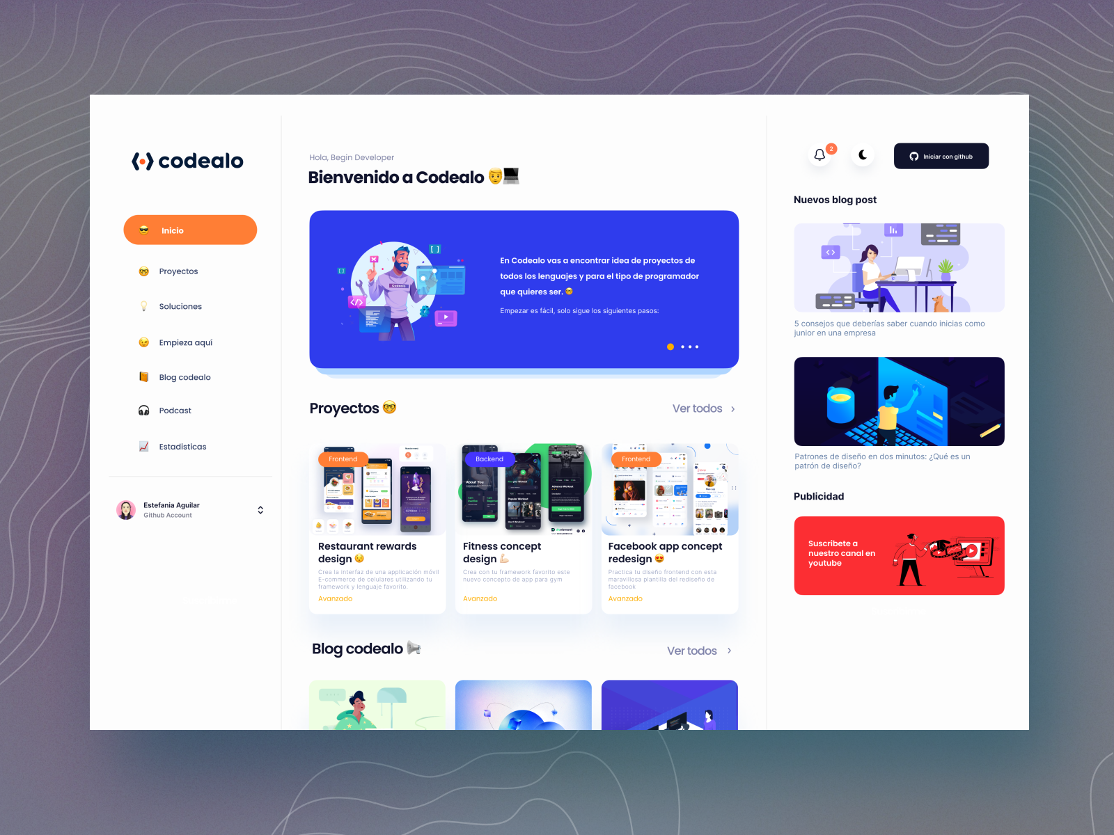 Coding challenges design - Codealo by Mao Lop on Dribbble