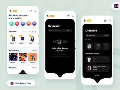E-commerce - Mobile App Concept