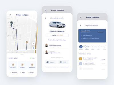 Funeral App - Tracking