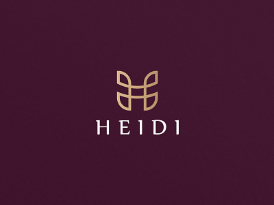 Heidi Logo abstract clean letter h simple