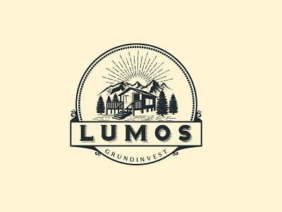 LUMOS logo Design brand logo logo design logos vintage