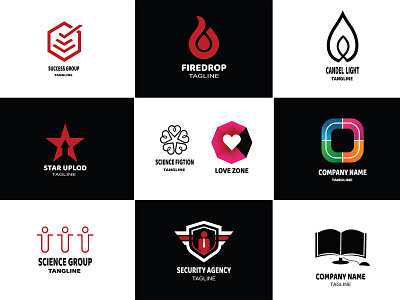 Practice Work Logo banner branding businesscard design icon illustration logo typography vector