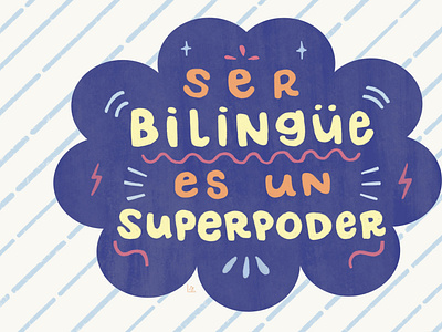 Handlettered Bilingual Poster - Spanish