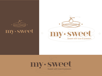 Sweet / Bakery logo design bakery brand branding cake cherry creative dounts icon letter logo mark negative space sweets