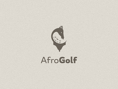 Africa golf africa animal ball brand giraffe golf logo sport