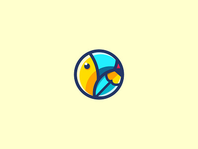 variation for my toucan app brand language logo. icon mark toucan tutoring
