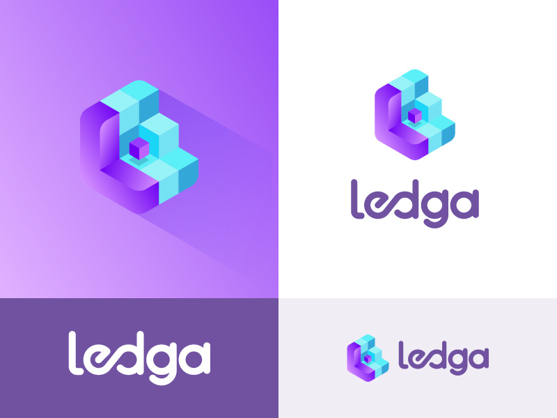 Auditing tool based on blockchain technology Logo finance business network secure platform cube blockchain crypto brand icon mark logo