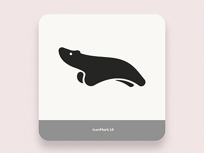 Iconmark 14 animal bear brand creative icon illustration logo mark wood