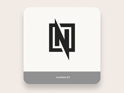 Iconmark 23 brand creative icon letter logo mark negative space