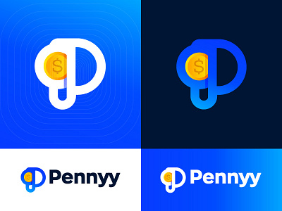 Approved logo for Penny creative icon letter logo mark marketing p penny