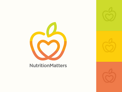 Fruit / Nutrition Logo Design colorful colors colourful colours eating ecological farmers foods fruits healthfood healthy hearts juices markets nutrition nutritional nutritionist organics rainbow smoothies