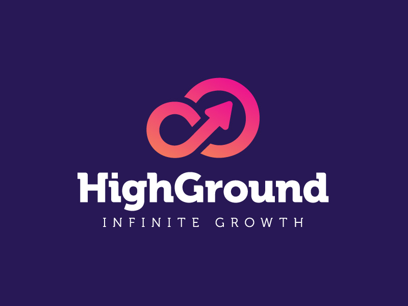 Dribbble - high-ground-infinite-growth-logo-design.jpg by Jana Novak