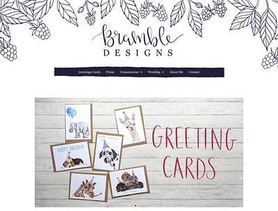 Bramble Designs Website Design design web design wordpress