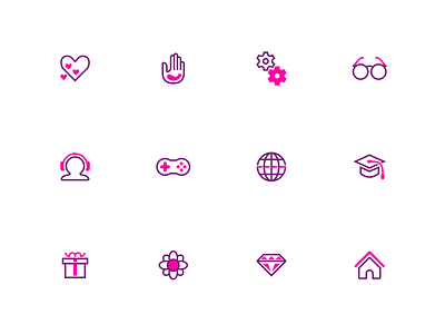 Splash: A duotone icon set (part 3) design icon icon design iconography illustrator two tone user inteface