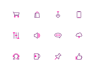 Splash: A duotone icon set (part 7) 48px bold bold color duotone graphic design icon icons pack iconset minimalist splash svg ui ux