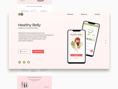 #3 Landing Page for DailyUI daily 100 challenge dailyui design landingpage mobile app ui ui ux ui challenge