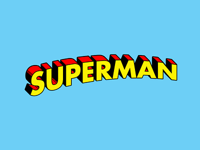 SUPERMAN book branding character comic comic book design illustration illustrator lettering logo minimal superman typography