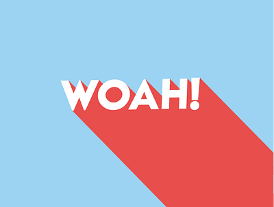 WOAH! art design icon illustration illustrator lettering logo type typography vector