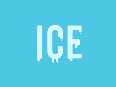 ice art design icon illustration illustrator lettering logo minimal typography vector