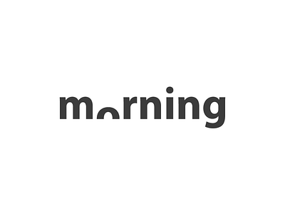 morning art design icon illustration illustrator lettering logo logos minimal minimalist minimalist logo morning morning routine mornings title typography vector